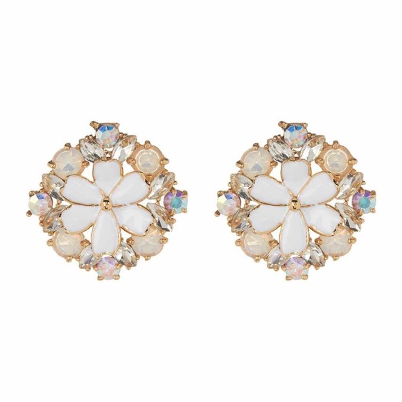 kate spade Jewelry - kate spade white multicolored stud earrings